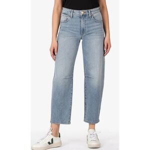 Kut from the Kloth Ashley Slouchy Barrel Jeans High Rise Medium Wash Size 4